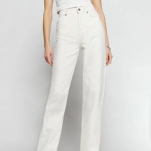 Reformation size 26 Wilder jeans in Fior Di Latte